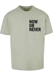 Merchcode T-Shirt Herren Now Or Never Heavy Oversize Tee 