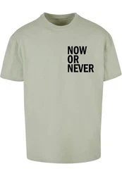 Merchcode T-Shirt Herren Now Or Never Heavy Oversize Tee 