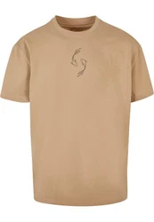 Merchcode T-Shirt Herren Spring Yin & Jang Fish Heavy Oversized Tee Braun/Gelb/Khaki/Beige/Gold