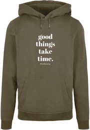 Kapuzensweatshirt Herren Good Things Take Time Basic Hoody (1-tlg)