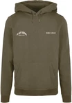 Merchcode Kapuzensweatshirt Merchcode Herren Barely Awake Basic Hoody (1) Dunkelgrün/Khaki