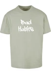 Merchcode T-Shirt Bad Habits Heavy Oversize Tee Grün/Hellgrün/Khaki/Dunkelgrün/Neonfarben