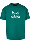 Merchcode T-Shirt Bad Habits Heavy Oversize Tee Grün/Türkis/Dunkelgrün/Hellgrün