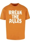 Merchcode Herren Break The Rules 2 Heavy Oversize Tee Orange/Gelb
