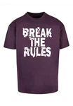 Merchcode Herren Break The Rules 2 Heavy Oversize Tee Lila