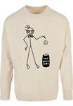 Merchcode Herren Last Year Oversized Longsleeve Beige/Creme/Khaki/Grün