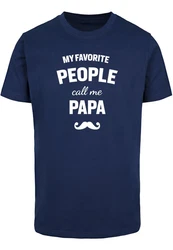 Merchcode T-Shirt Merchcode Herren Dunkelblau/Blau
