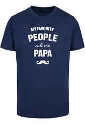 Merchcode T-Shirt Merchcode Herren Dunkelblau/Blau