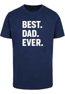 Merchcode T-Shirt Herren Fathers Day - Best Dad Ever Dunkelblau/Blau Merchcode T-Shirt Herren Fathers Day - Best Dad Ever Dunkelblau/Blau