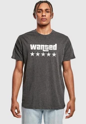 Merchcode Wanted T-Shirt Round Neck Dunkelgrau/Schwarz/Grau/Dunkelgrün/Braun