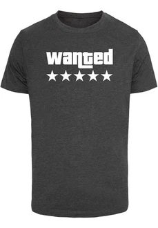 Merchcode Wanted T-Shirt Round Neck Dunkelgrau/Schwarz/Grau/Dunkelgrün/Braun