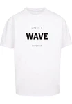 Merchcode T-Shirt Herren Summer Life is a Wave Heavy Oversize Tee Weiß