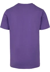 Merchcode Coolest Dad T-Shirt Round Neck Lila/Dunkelblau/Fliederfarben