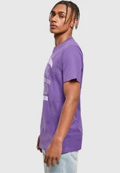Merchcode Coolest Dad T-Shirt Round Neck Lila/Dunkelblau/Fliederfarben