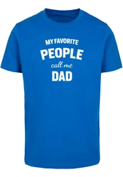 Merchcode T-Shirt Herren Blau/Hellblau