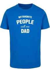 Merchcode T-Shirt Herren Blau/Hellblau