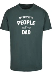 Merchcode T-Shirt Herren Dunkelgrün/Grün