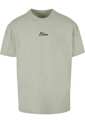 Merchcode T-Shirt Flowers Bloom Heavy Oversized Tee Dunkelgrün/Hellblau/Hellgrün/Khaki/Grün/Türkis/Rosa