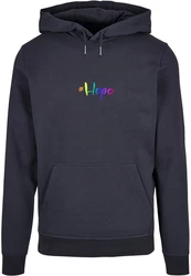 Merchcode Kapuzensweatshirt Hope Rainbow Basic Hoody (1-tlg) Regenbogen