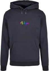 Merchcode Kapuzensweatshirt Hope Rainbow Basic Hoody (1-tlg) Regenbogen