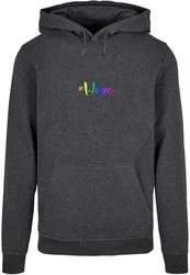 Merchcode Kapuzensweatshirt Hope Rainbow Basic Hoody (1-tlg) Regenbogen