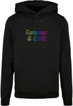 Merchcode Kapuzensweatshirt Merchcode Herren Summer And Chill Rainbow Basic Hoody Regenbogen
