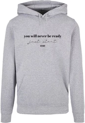 Merchcode Kapuzensweatshirt Just Start Basic Hoody Grau/Hellgrau/Silber