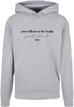 Merchcode Kapuzensweatshirt Just Start Basic Hoody Grau/Hellgrau/Silber
