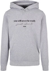 Merchcode Kapuzensweatshirt Just Start Basic Hoody Grau/Hellgrau/Silber
