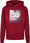 Merchcode Kapuzensweatshirt Summer Story Basic Hoody (1-tlg) Rot/Dunkelrot/Rosa/Bordeaux