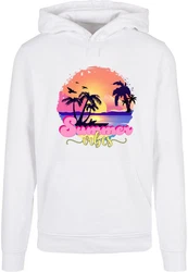Merchcode Kapuzensweatshirt Summer Vibes Basic Hoody Orange/Gelb