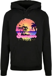 Merchcode Kapuzensweatshirt Summer Vibes Basic Hoody Gelb/Orange