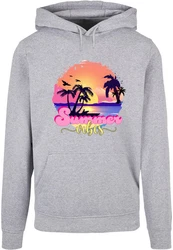 Merchcode Kapuzensweatshirt Summer Vibes Basic Hoody Orange/Gelb/Rosa
