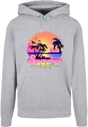 Merchcode Kapuzensweatshirt Summer Vibes Basic Hoody Orange/Gelb/Rosa
