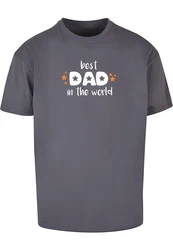 Merchcode T-Shirt Herren Grau/Dunkelgrau/Beige
