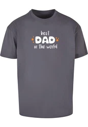 Merchcode T-Shirt Herren Grau/Dunkelgrau/Beige