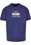 Merchcode T-Shirt Herren Lila/Dunkelblau/Blau/Grau