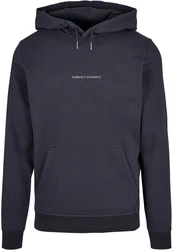Merchcode Kapuzensweatshirt Butterflies Basic Hoody (1-tlg) Dunkelblau/Dunkelgrau/Blau