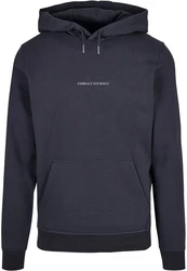 Merchcode Kapuzensweatshirt Butterflies Basic Hoody (1-tlg) Dunkelblau/Dunkelgrau/Blau