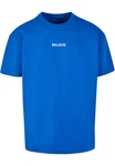 Merchcode T-Shirt Believe Front Heavy Oversized Tee Blau/Dunkelblau