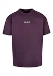 Merchcode T-Shirt Believe Front Heavy Oversized Tee Lila Merchcode T-Shirt Believe Front Heavy Oversized Tee Lila