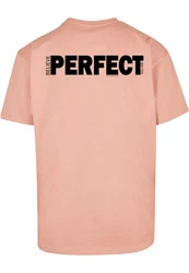 Merchcode T-Shirt Believe Front Heavy Oversized Tee Rosa/Beige/Orange