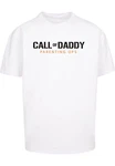 Merchcode T-Shirt Merchcode Herren Fathers Day - Call of Daddy Heavy Oversize Tee Grau/Rot