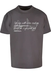 T-Shirt Herren Spring Saying Heavy Oversized Tee (1-tlg)