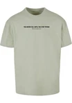 Merchcode T-Shirt Never Give Up Heavy Oversized Tee Dunkelgrün/Grün/Khaki/Hellgrün