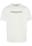 Merchcode T-Shirt Never Give Up Heavy Oversized Tee Weiß/Creme/Khaki/Lila Merchcode T-Shirt Never Give Up Heavy Oversized Tee Weiß/Creme/Khaki/Lila