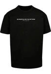 Merchcode T-Shirt Never Give Up Heavy Oversized Tee Schwarz Merchcode T-Shirt Never Give Up Heavy Oversized Tee Schwarz