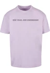Merchcode T-Shirt New Year Heavy Oversize Tee (1-tlg) Lila/Rosa