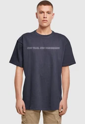 Merchcode T-Shirt New Year Heavy Oversize Tee (1-tlg) Dunkelblau/Blau