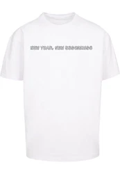 Merchcode T-Shirt New Year Heavy Oversize Tee (1-tlg) Weiß/Creme